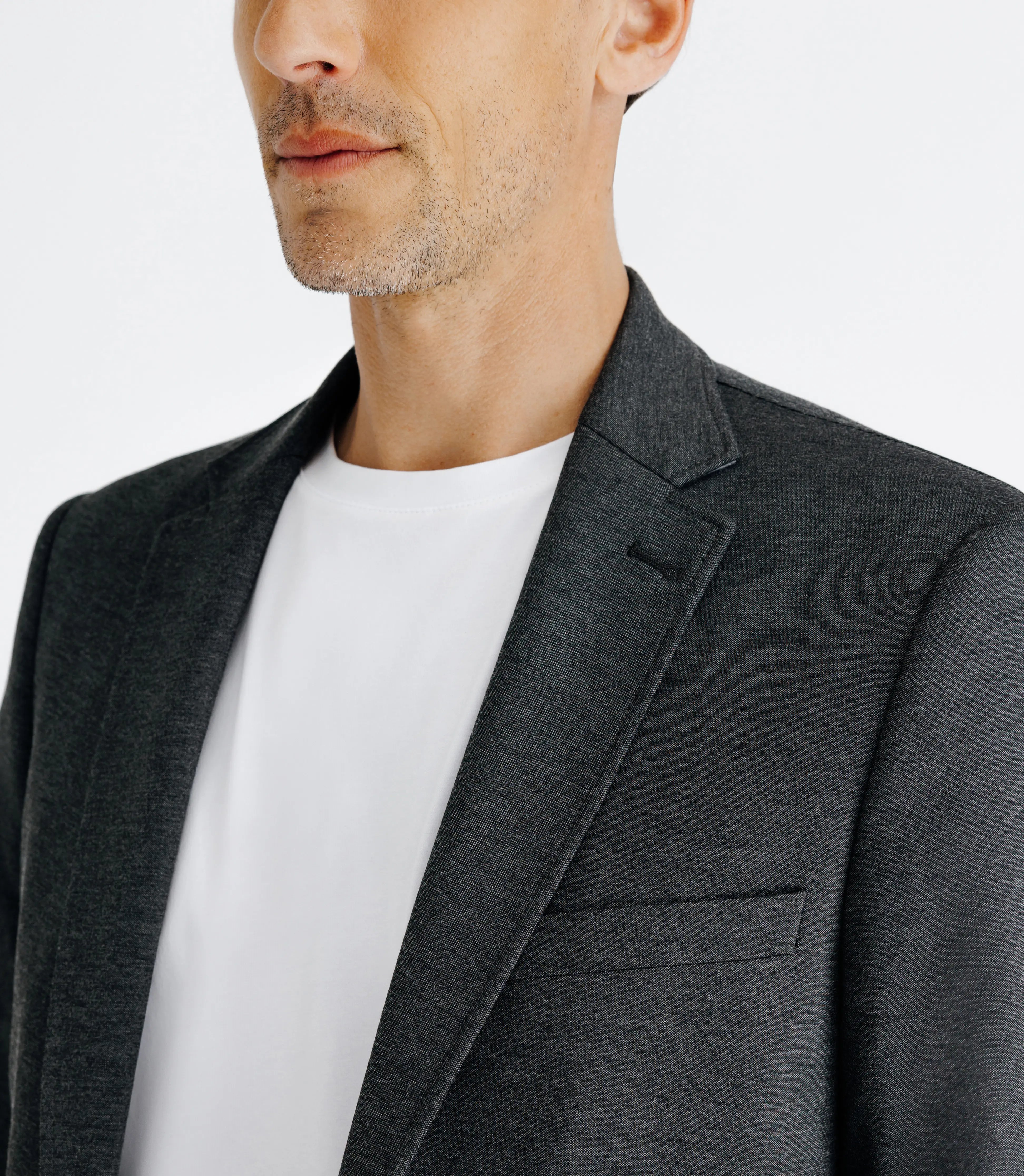 Veste ville en maille grise - IZAC