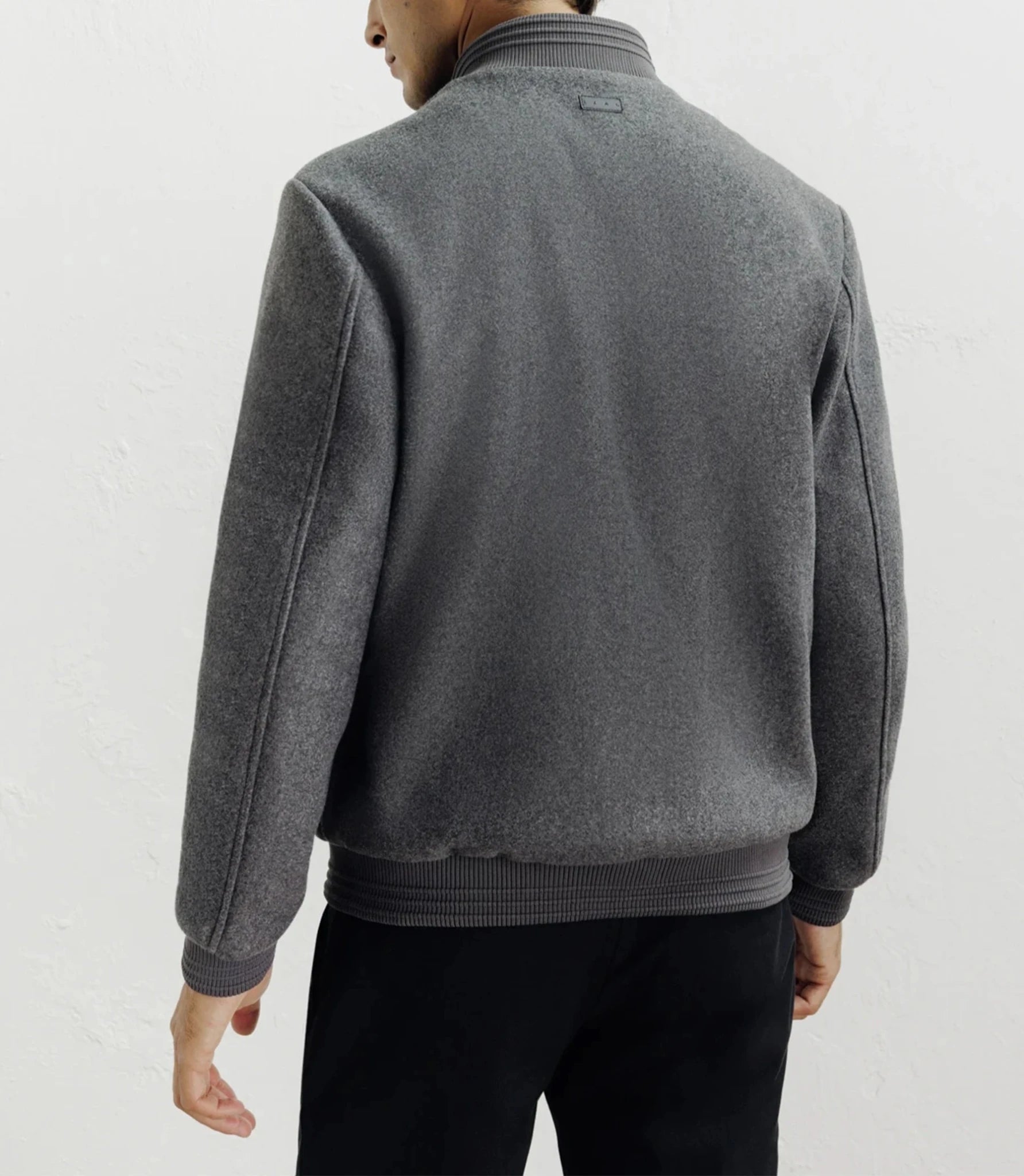 Blouson col montant gris - IZAC