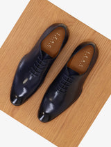 Richelieu en cuir marine