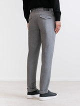 Pantalon flanelle gris