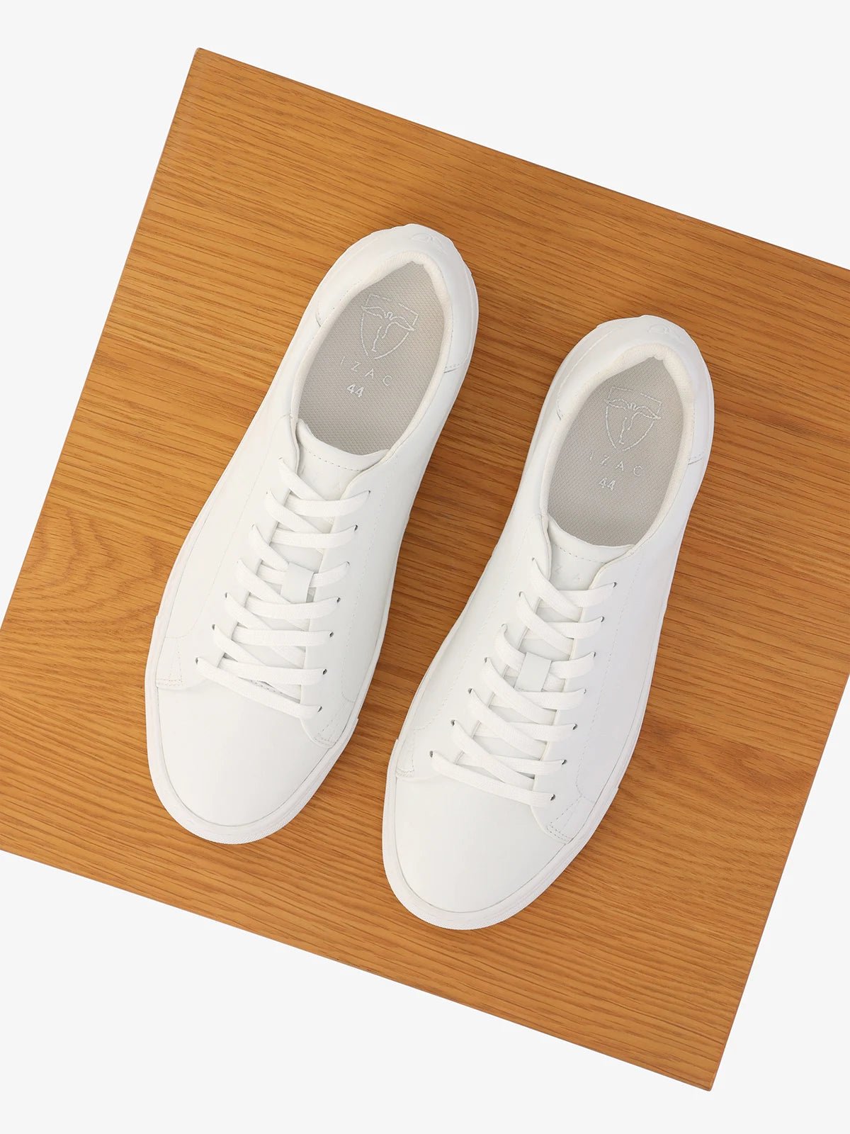 Baskets en cuir blanche - IZAC