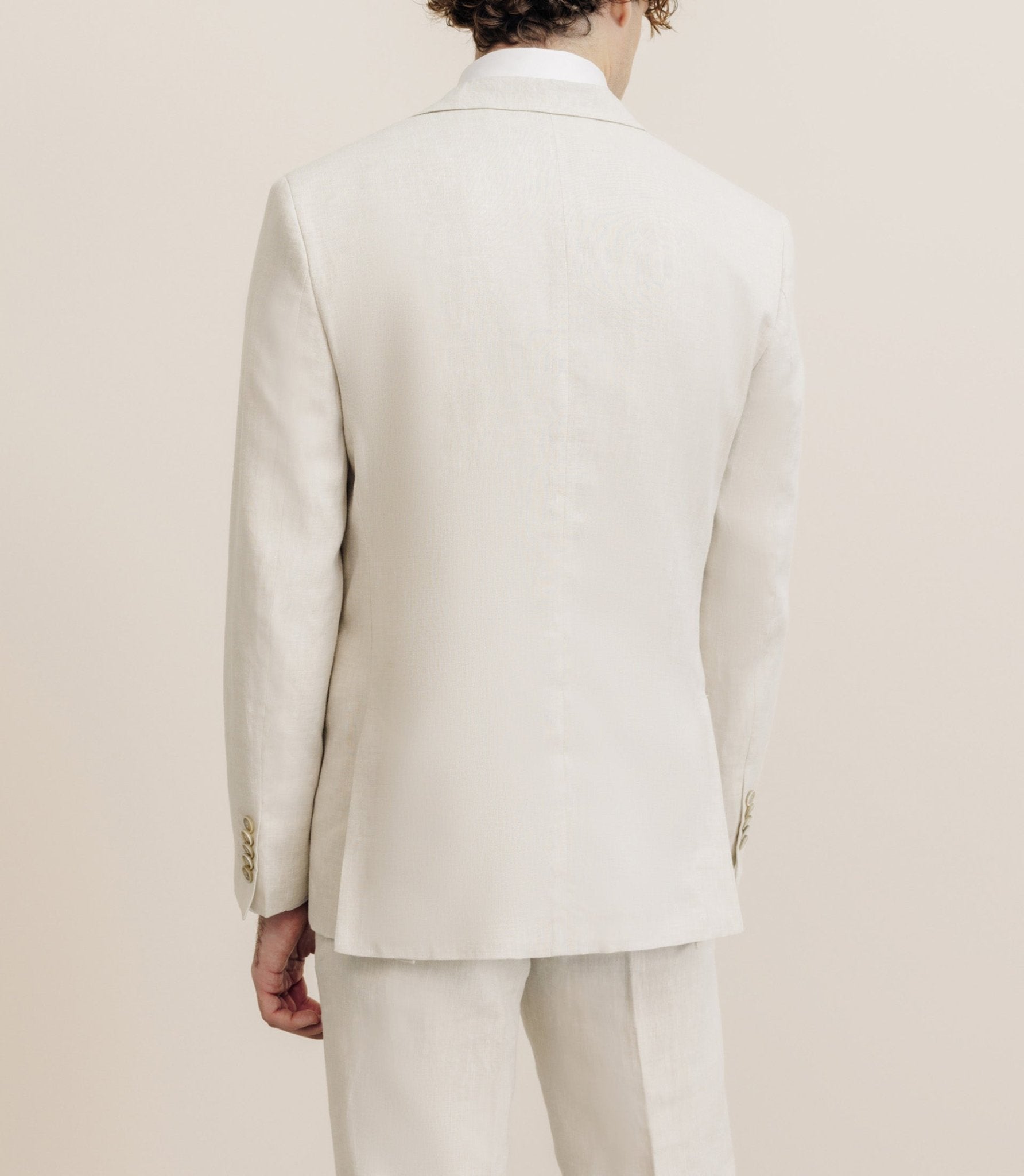 100% beige separable city jacket