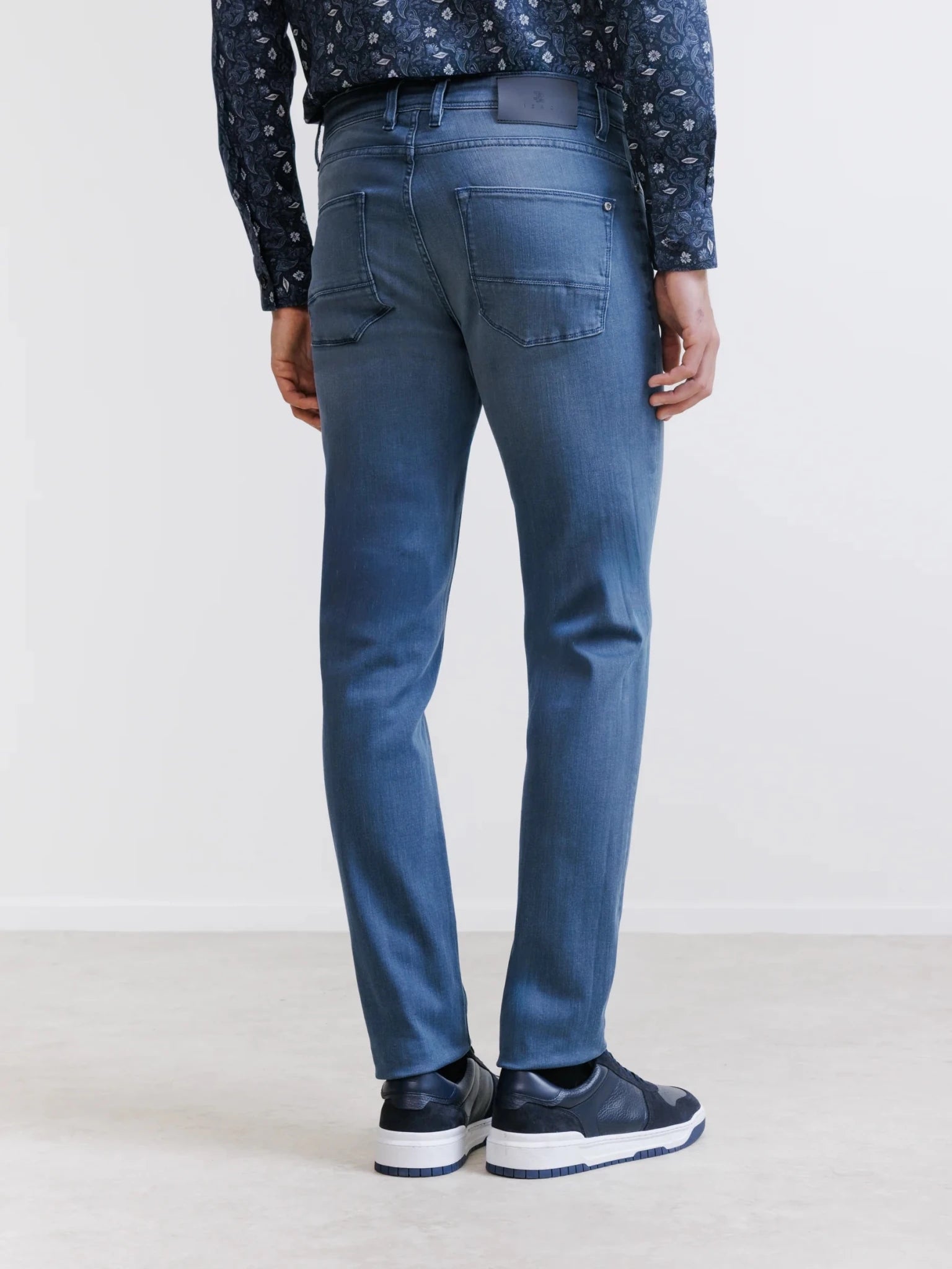 Jean 5 poches slim bleu - IZAC