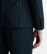 Costume croisé fantaisie bleu - IZAC