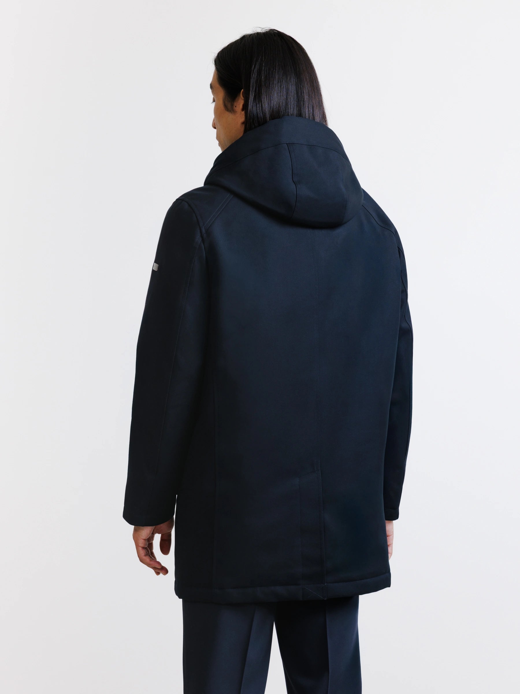 Navy city parka