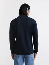 Navy knit vest