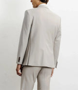 Costume 2 majority wool buttons beige