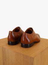 Richelieu en cuir marron