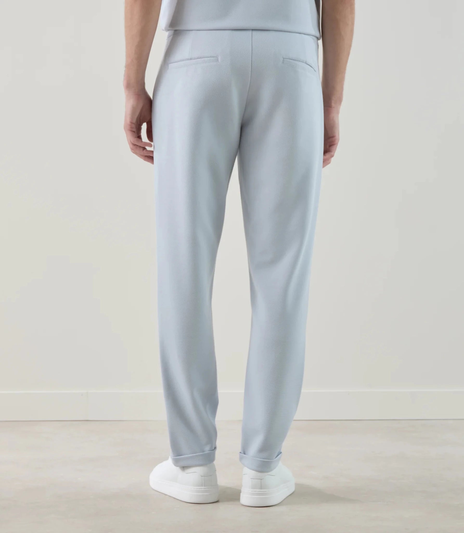 Pantalon casual en maille ciel - IZAC