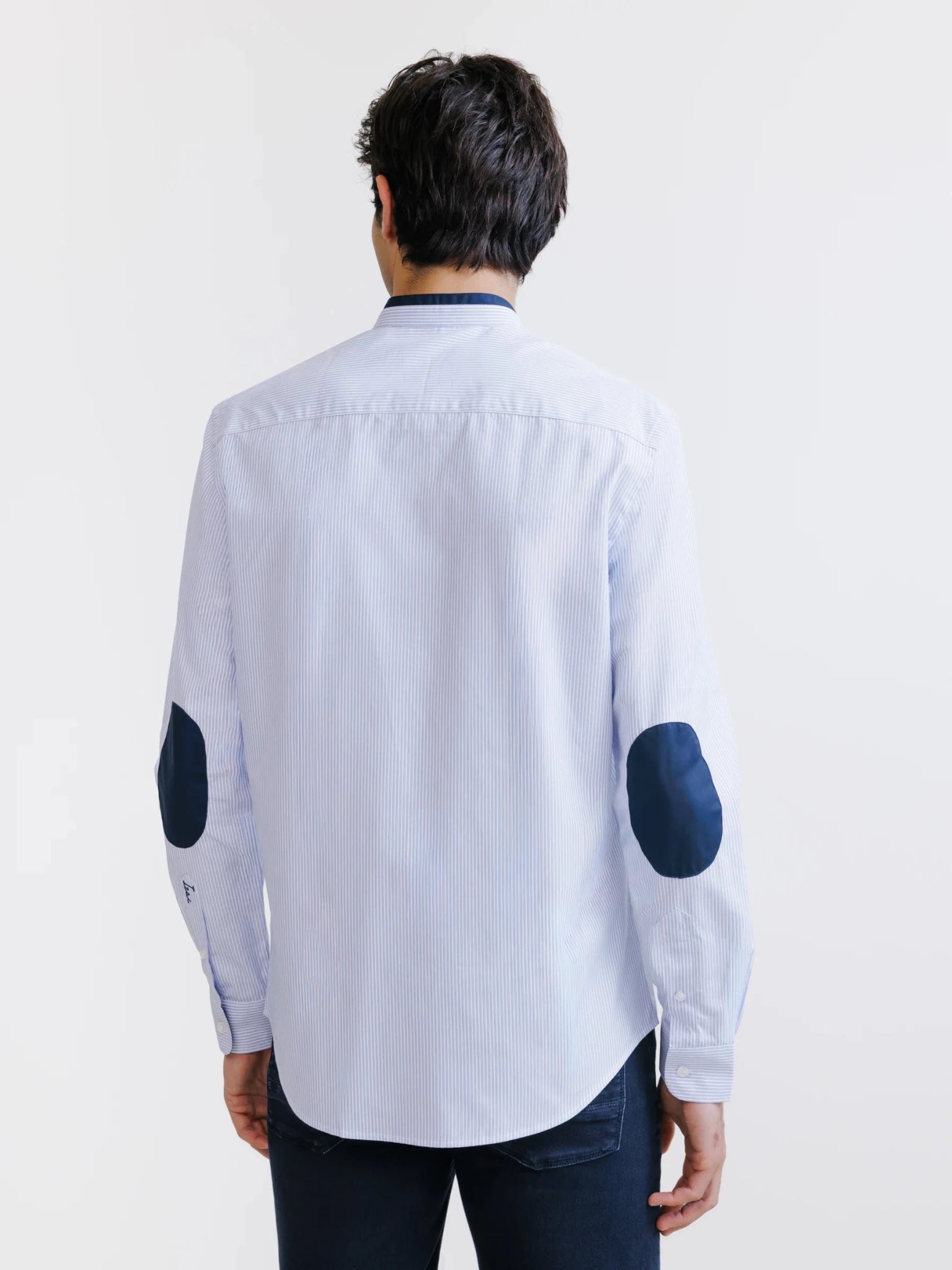 Chemise col mao ciel - IZAC