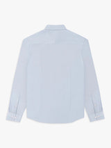 Chemise slim en maille jersey denim