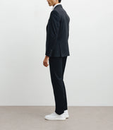 Navy striped jacket