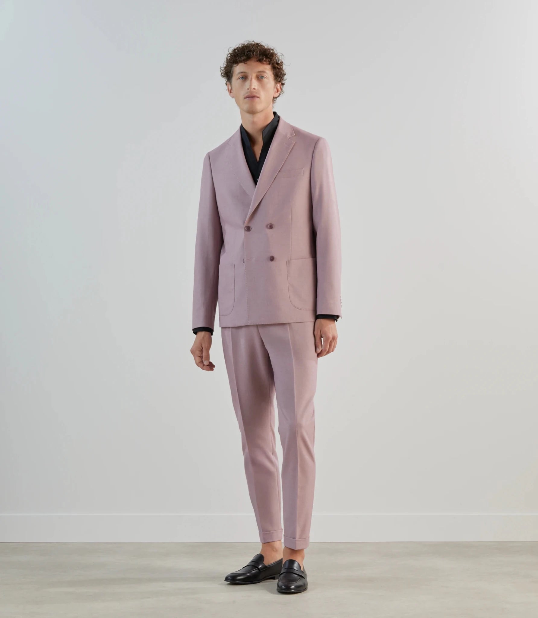 Costume croisé mauve - IZAC
