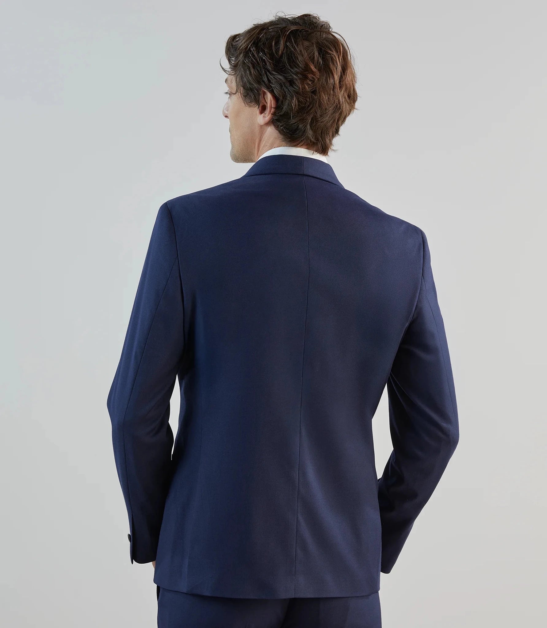 Costume croisé bleu marine - IZAC