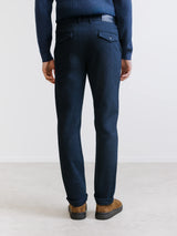 Pantalon flanelle marine