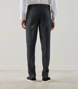 Pantalon ville 100% lin noir - IZAC