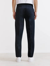 Pantalon en maille marine - IZAC