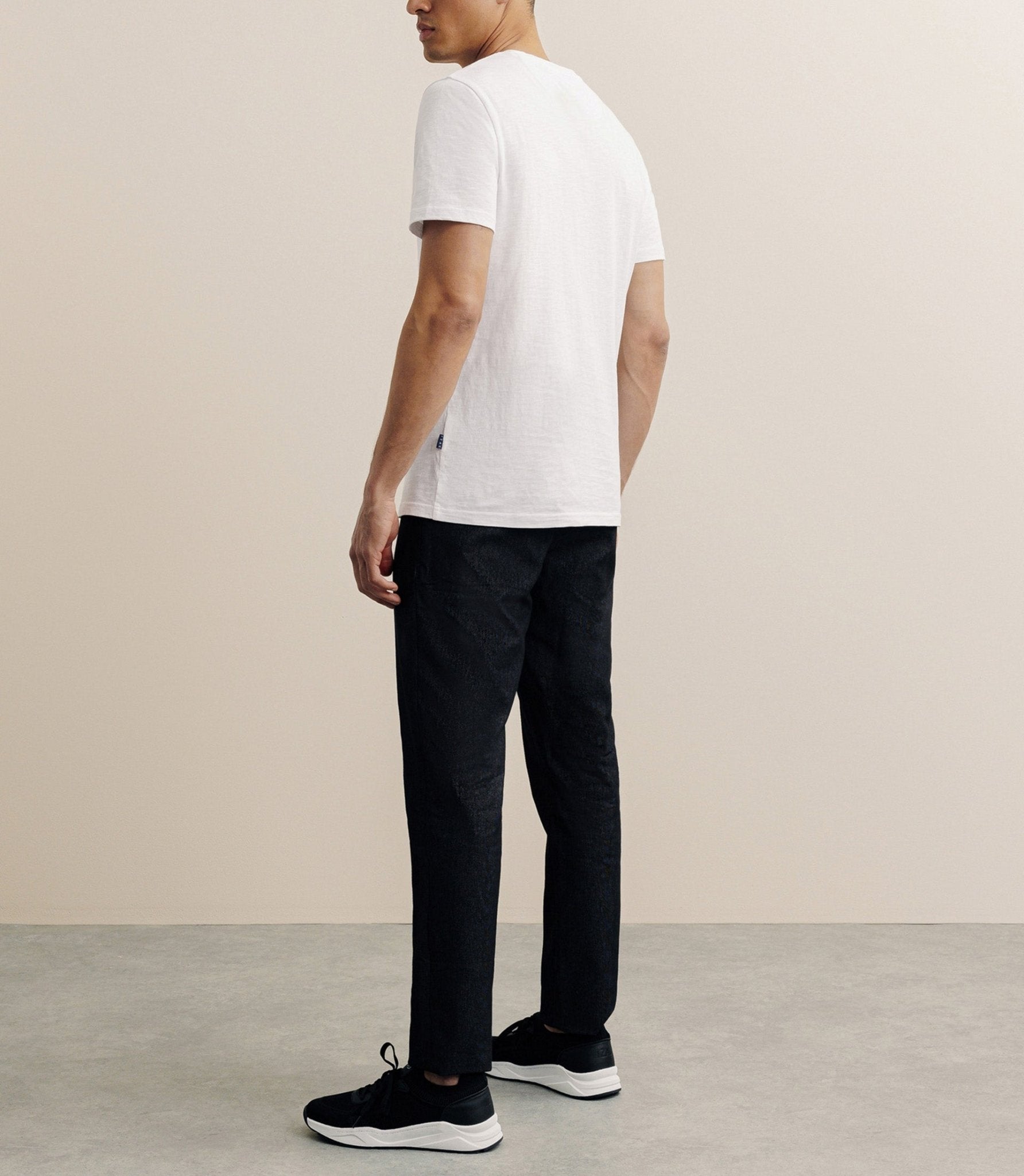 T-shirt col rond blanc