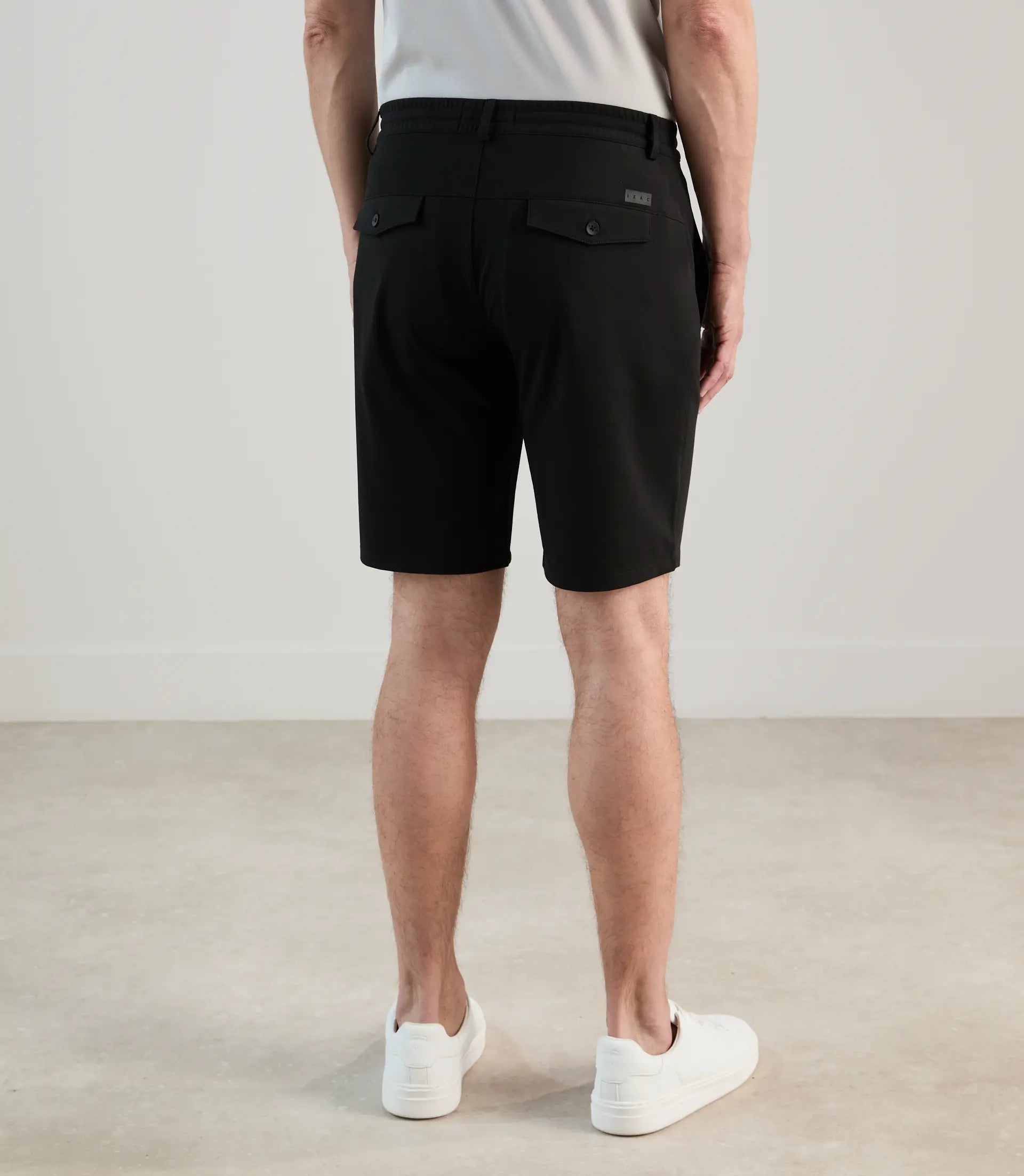 Bermuda en maille noir - IZAC