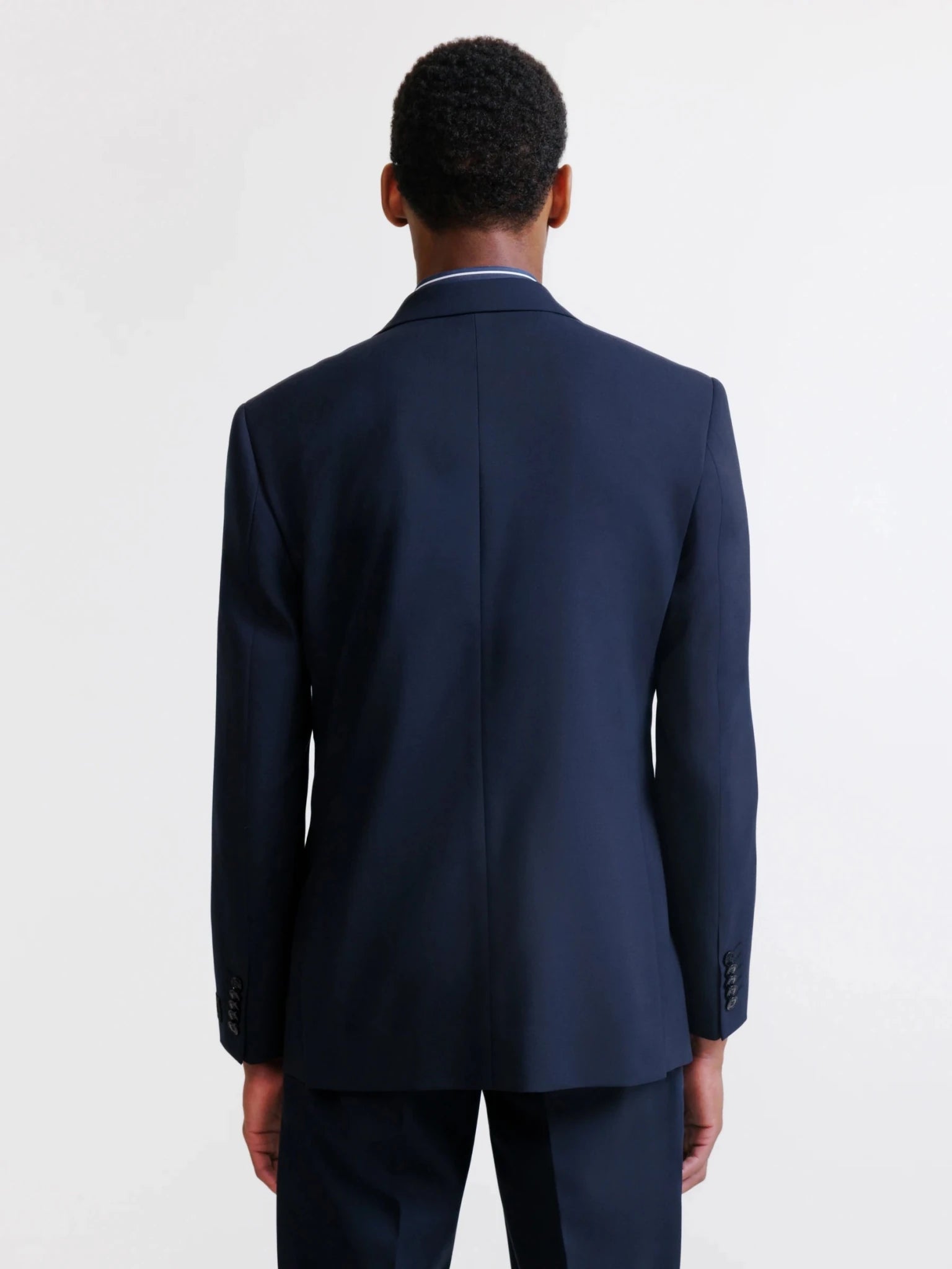 Costume croisé bleu marine - IZAC