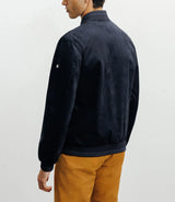Blouson col teddy marine