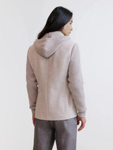 Beige knit jacket