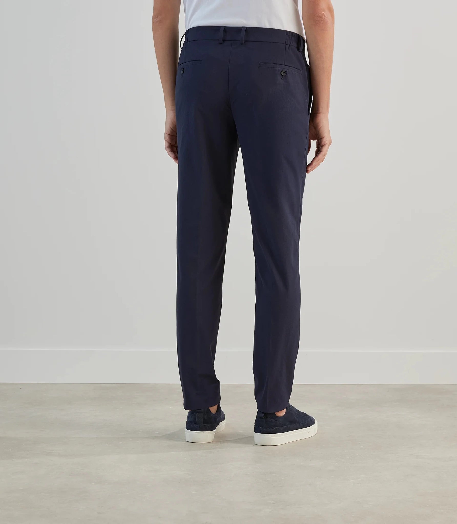 Pantalon ville en tissu technique marine - IZAC