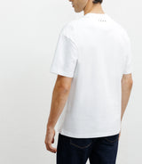 T-shirt oversize col rond blanc