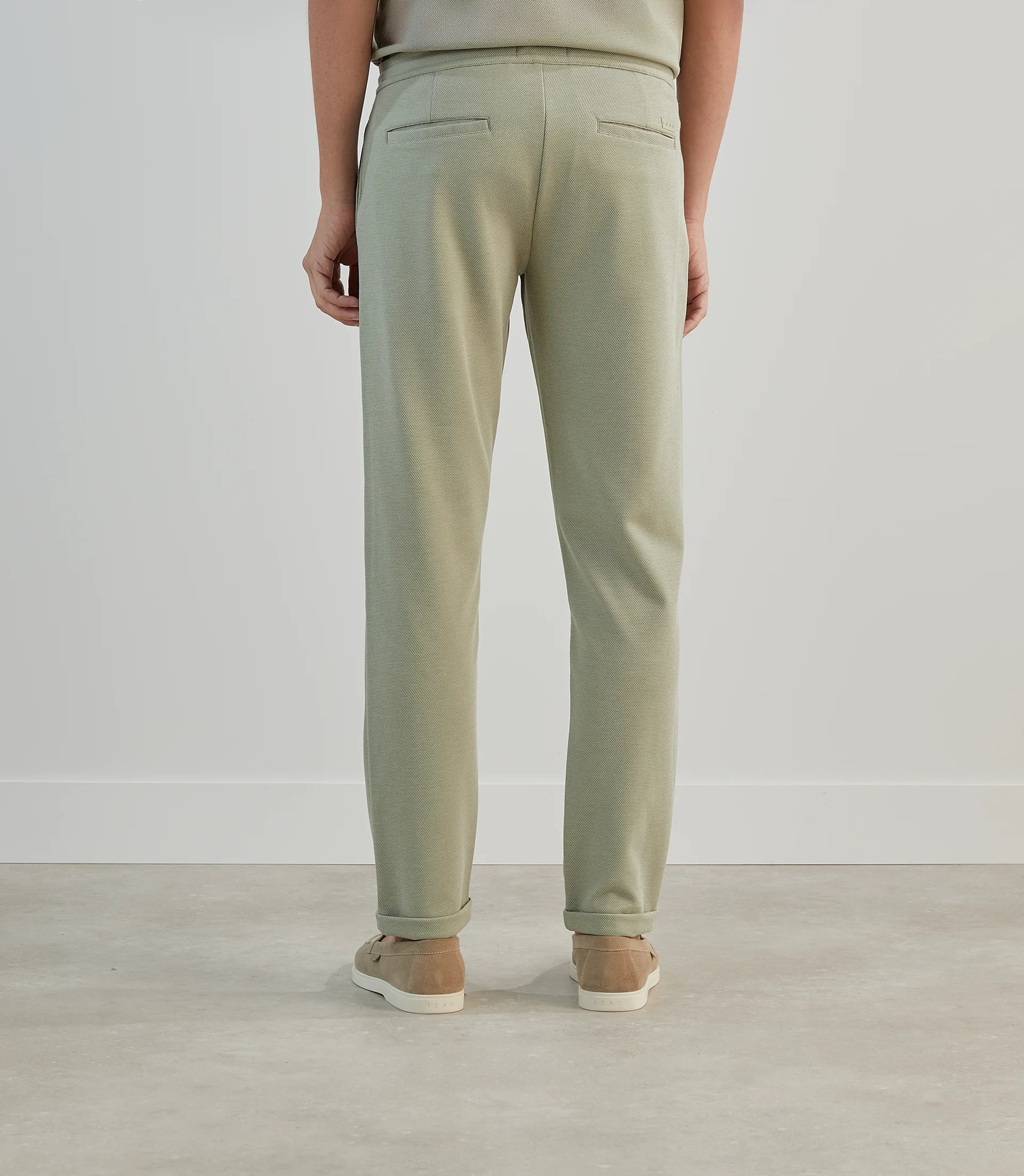 Pantalon casual en maille kaki - IZAC