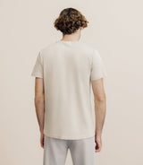 Beige Flocking T-shirt