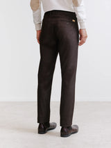 Pantalon casual marron