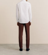 White French collar shirt