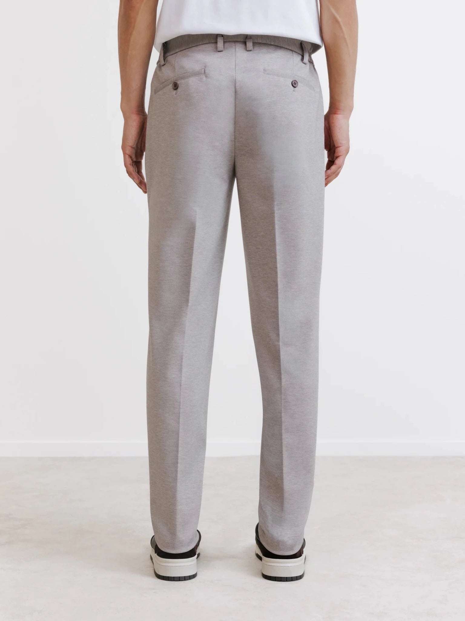 Pantalon en maille taupe - IZAC