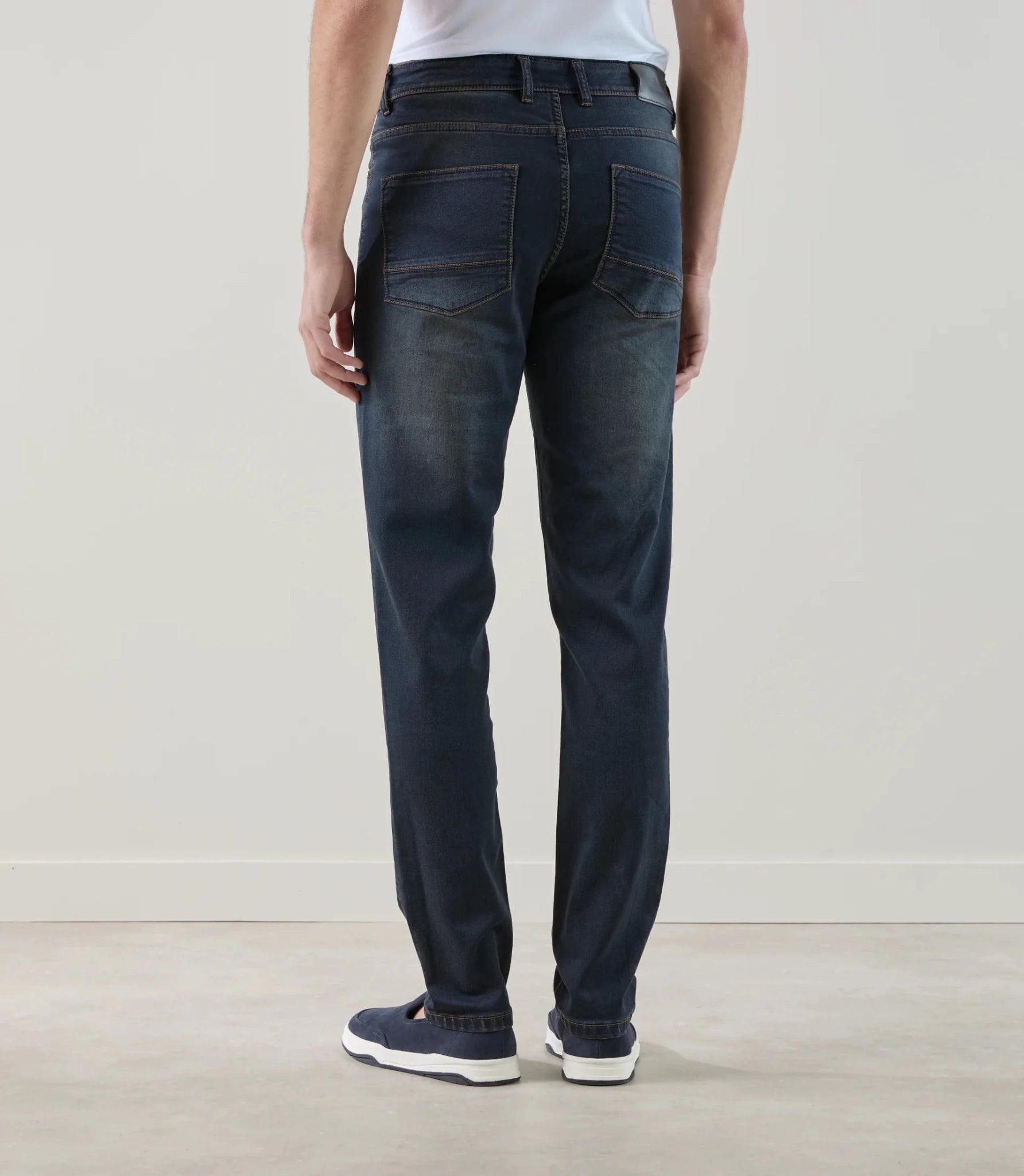 Jean 5 poches stretch bleu foncé - IZAC