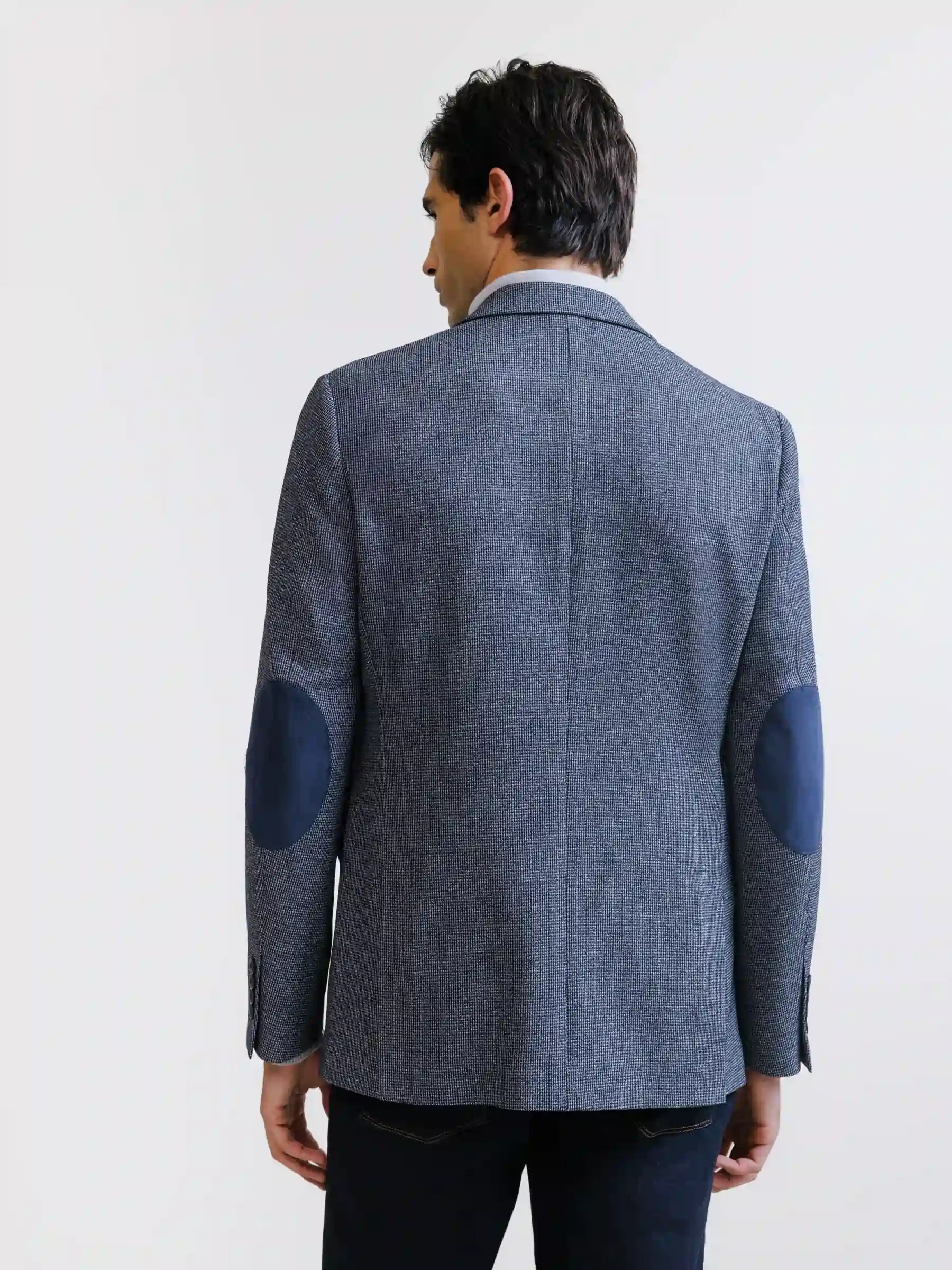 Veste 2 boutons blanche et marine