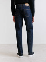 regular raw denim 5-pocket jeans