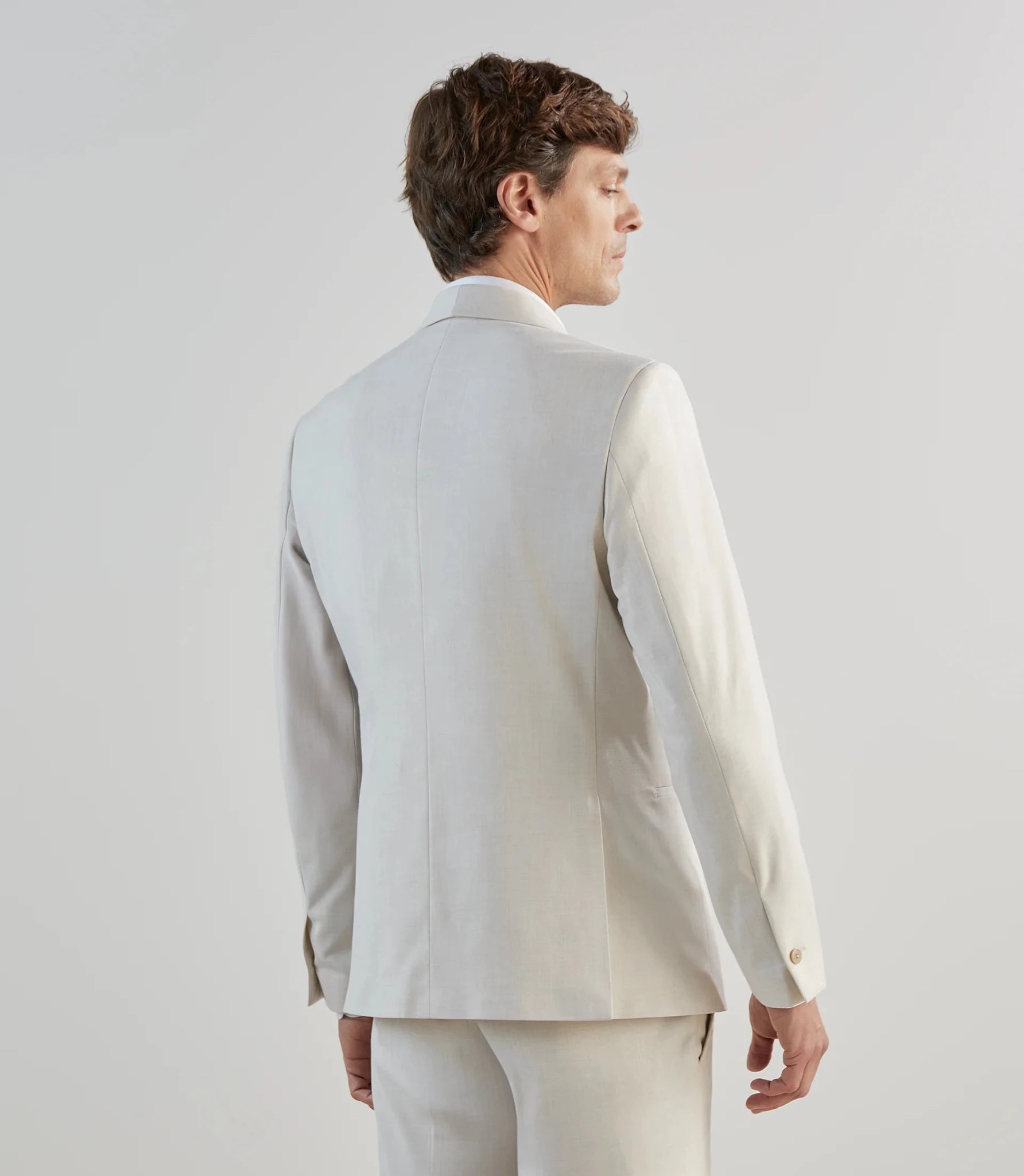 Costume croisé écru - IZAC