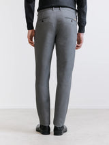 Pantalon casual gris