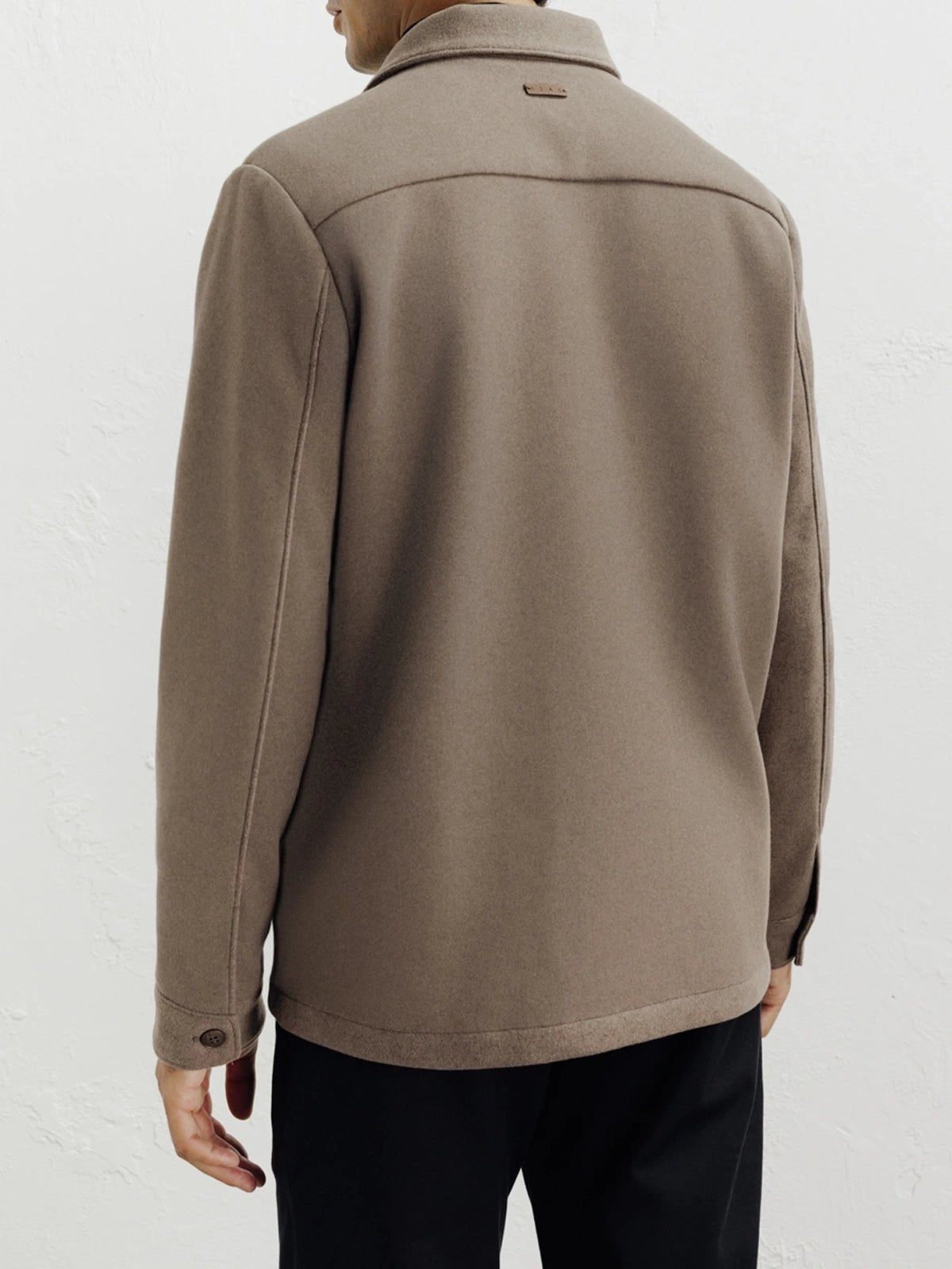 Taupe 3-pocket casual jacket