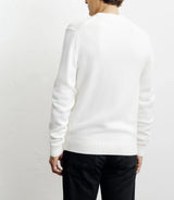 Ecru round-neck sweater