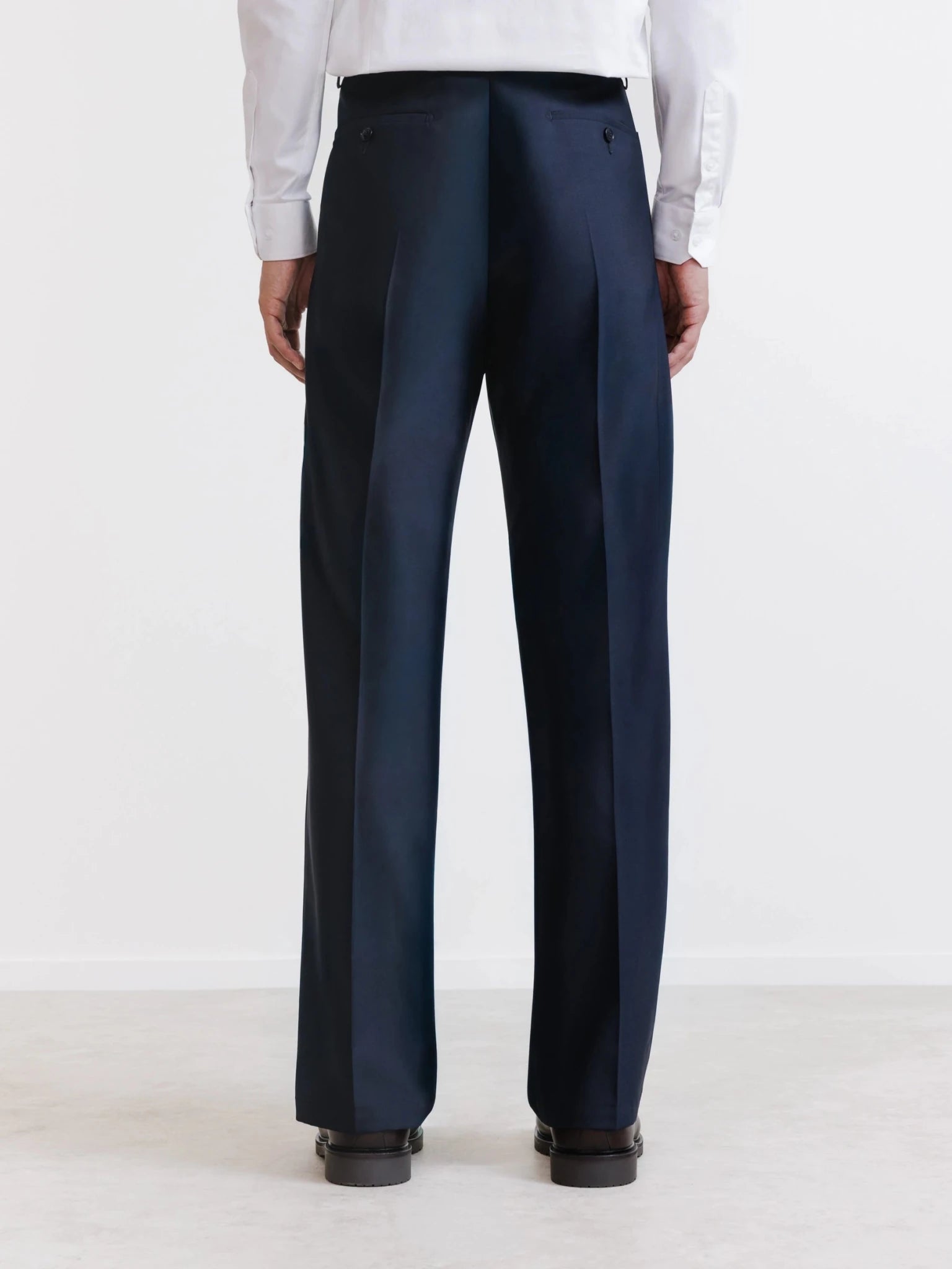 Pantalon taille haute marine - IZAC