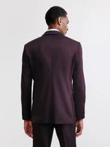 Costume 2 boutons bordeaux