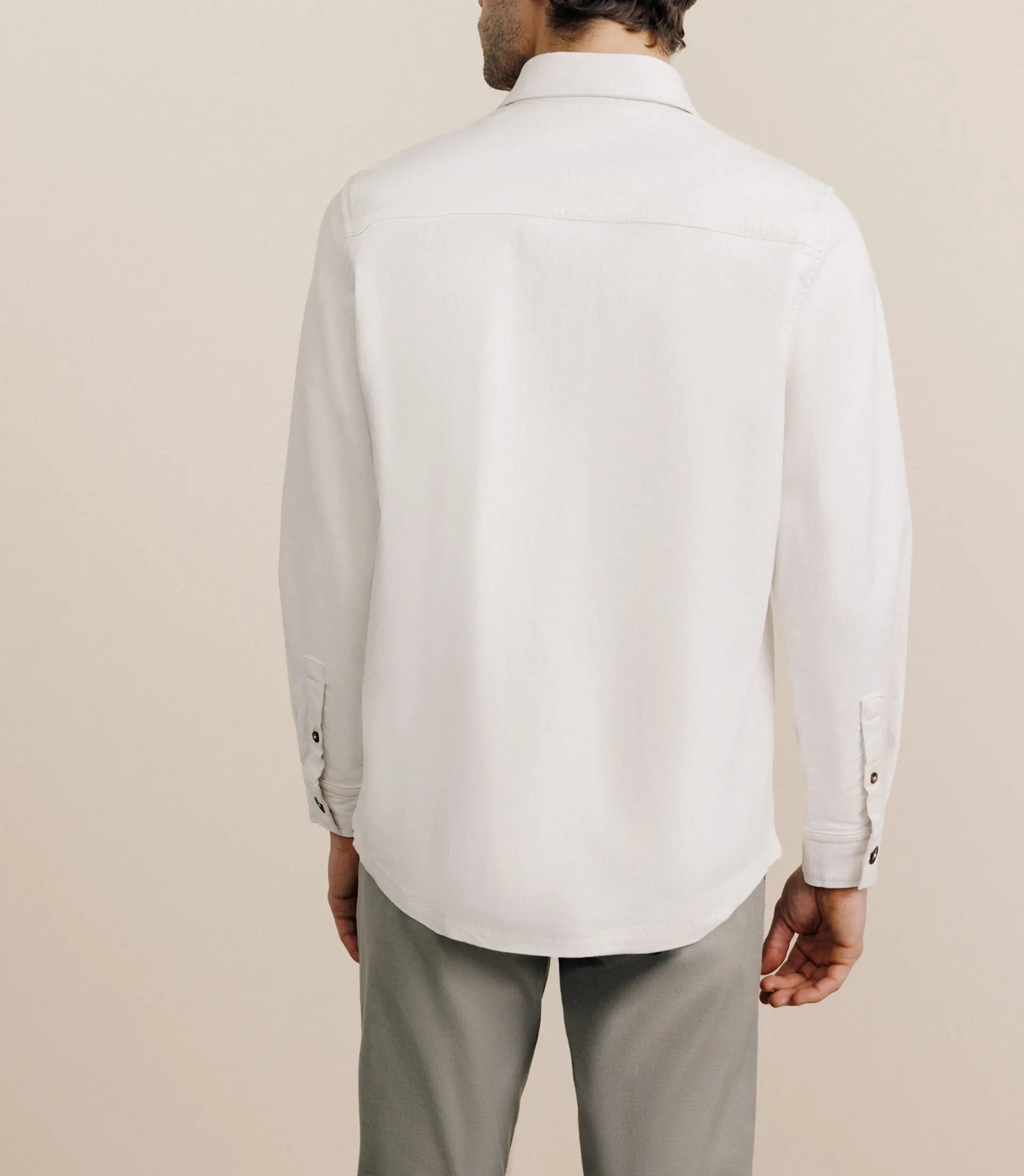 Surchemise manches longues écrue - IZAC