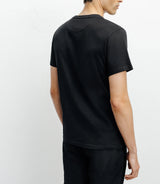 Black print T-shirt
