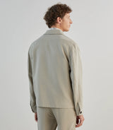 Veste casual col chemise mastic - IZAC