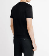 T-shirt en jersey noir - IZAC