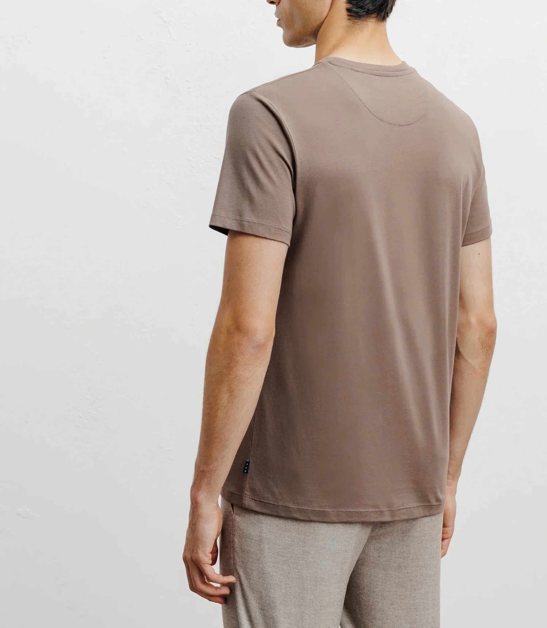 T-shirt print chatain - IZAC