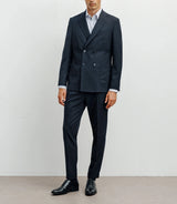 Veste croisée marine