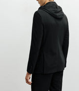 Veste en maille avec parmenture noire