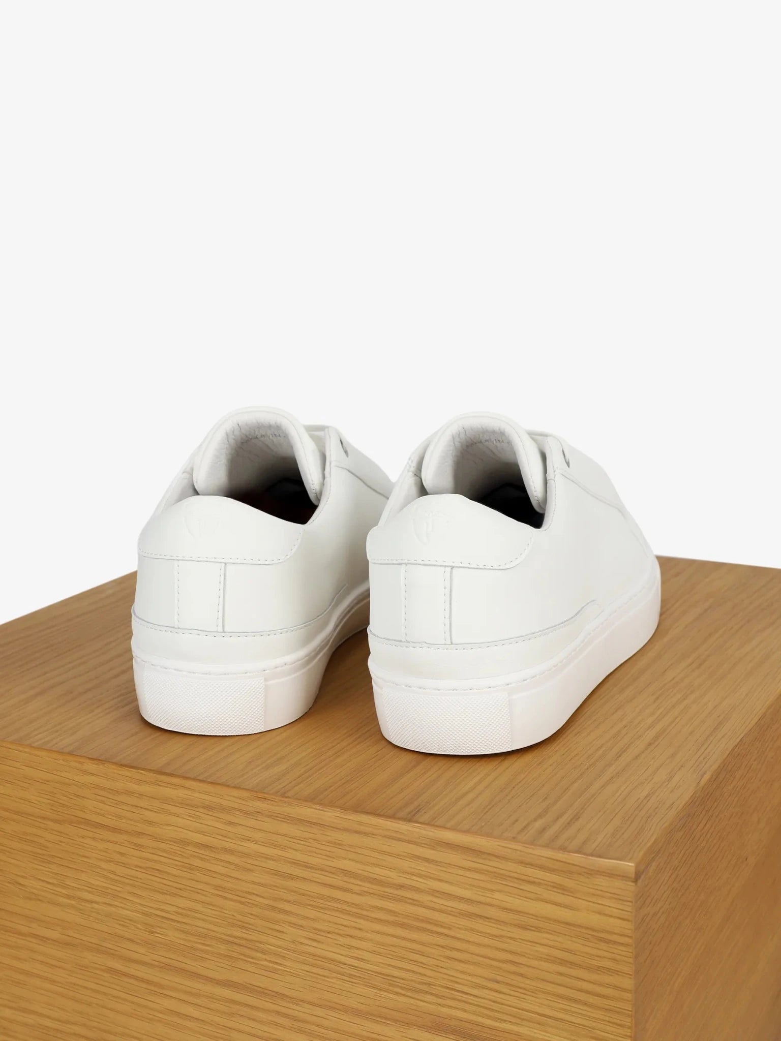 Baskets en cuir blanc - IZAC